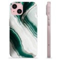 iPhone 15 TPU-Skal - Smaragdmarmor