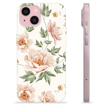 iPhone 15 TPU-Skal - Blommig