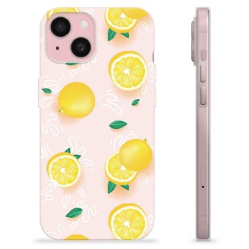 iPhone 15 TPU-Skal - Citronmönster