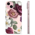 iPhone 15 TPU-Skal - Romantiska Blommor