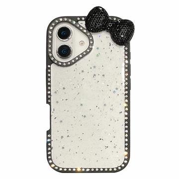iPhone 16 Rosett- och Strass-epoxi Skal