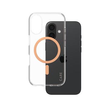 iPhone 16 PanzerGlass Care Transparent Urban Combat Skal - MagSafe-kompatibelt - Persika