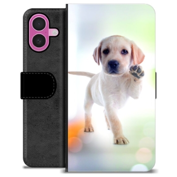 iPhone 16 Plus Premium Plånboksfodral - Hund