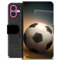 iPhone 16 Plus Premium Plånboksfodral - Fotboll
