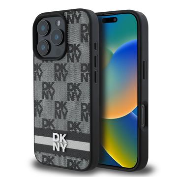 iPhone 16 Pro DKNY Rutigt Mönster och Rand Skal