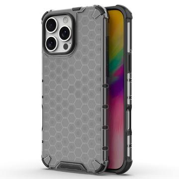iPhone 16 Pro Honeycomb Armored Hybrid Skal - Svart