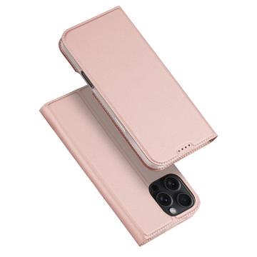 iPhone 16 Pro Max Dux Ducis Skin Pro Flipfodral - Rosa