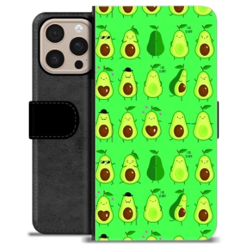 iPhone 16 Pro Max Premium Plånboksfodral - Avokado Mönster