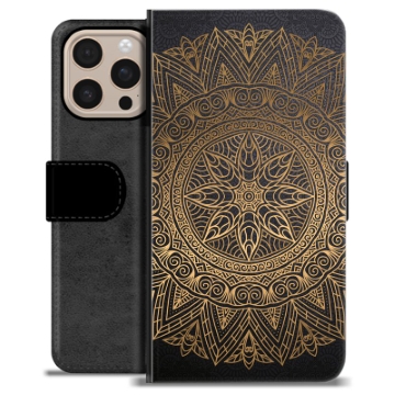 iPhone 16 Pro Max Premium Plånboksfodral - Mandala