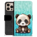 iPhone 16 Pro Max Premium Plånboksfodral - Panda