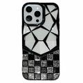 iPhone 16 Pro Max Rhinestone Geometric Diamond Pattern Skal
