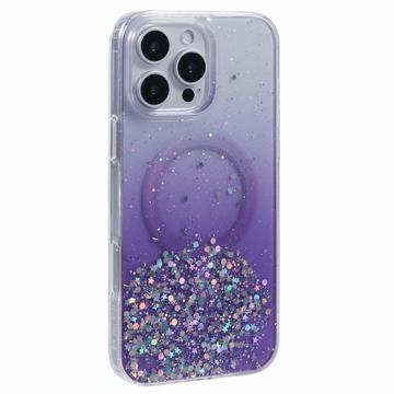 iPhone 16 Pro Max Sparkle Glow MagSafe Skal - Lila