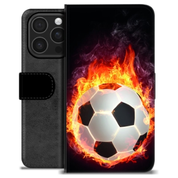 iPhone 16 Pro Premium Plånboksfodral - Fotbollsflamma
