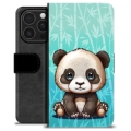 iPhone 16 Pro Premium Plånboksfodral - Panda