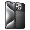 iPhone 16 Pro Thunder Series TPU-skal - Svart