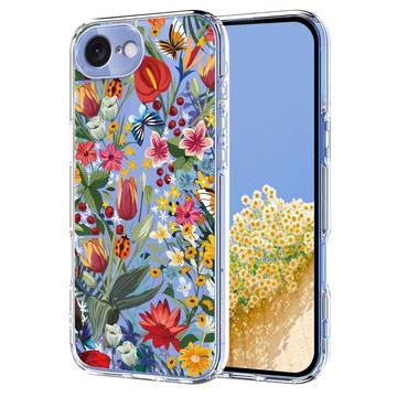 iPhone 16e Blommigt TPU-skal - Liljor