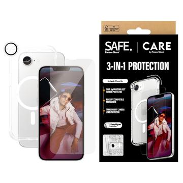 iPhone 16e PanzerGlass Care Fashion 3-i-1-paket - Klar