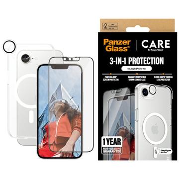 iPhone 16e PanzerGlass Care Flagship 3-i-1-paket - Klar