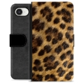 iPhone 16e Premium Plånboksfodral - Leopard