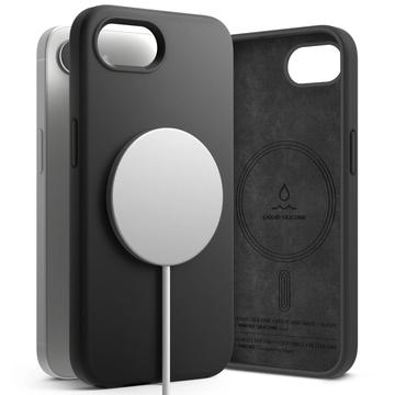 iPhone 16e Ringke Liquid Silicone MagSafe Skal - Svart