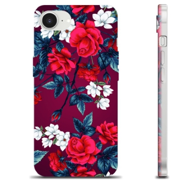 iPhone 16e TPU-Skal - Vintage Blommor