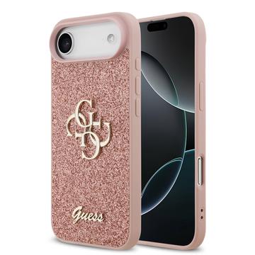 iPhone Air Guess Fixed Glitter 4G Metal Logo Skal - Rosa