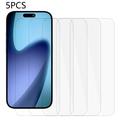 iPhone Air Skärmskydd av härdat glas - 9H - Case Friendly - 5 St. - Genomskinlig