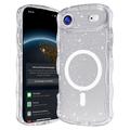iPhone Air Wave-Edge Laser Glitter MagSafe-Skal - Klar