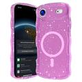 iPhone Air Wave-Edge Laser Glitter MagSafe-Skal