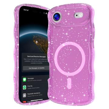 iPhone Air Wave-Edge Laser Glitter MagSafe-Skal