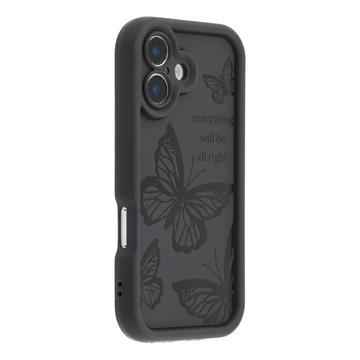 iPhone 17 TPU-skal med fjärilstryck