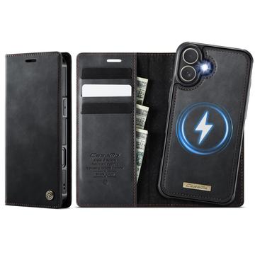 iPhone 17 Caseme C49 2-i-1 avtagbart plånboksfodral - MagSafe-kompatibelt, RFID - Svart
