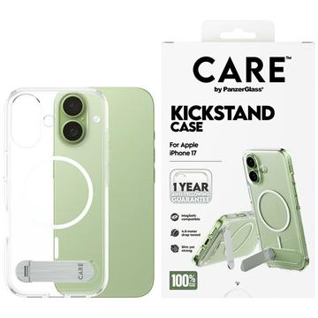 iPhone 17 PanzerGlass Care Kickstand skal - MagSafe-kompatibelt - Genomskinlig