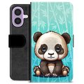 iPhone 17 Premium Plånboksfodral - Panda