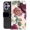 iPhone 17 Premium Plånboksfodral - Romantiska Blommor
