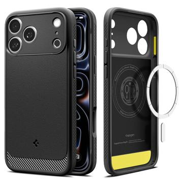 iPhone 17 Pro/18 Pro Spigen Rugged Armor Mag TPU-skal