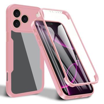 iPhone 17 Pro 360 Skydds Skal - Rosa / Klar