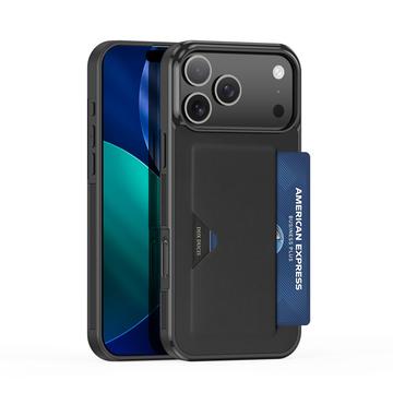 iPhone 17 Pro Dux Ducis Pocard-skal med korthållare - Svart