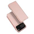 iPhone 17 Pro Dux Ducis Skin Pro Flipfodral - Rosa