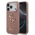 iPhone 17 Pro Guess Fixed Glitter 4G Metal Logo Skal