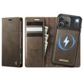 iPhone 17 Pro Max Caseme C49 2-i-1 avtagbart plånboksfodral - MagSafe-kompatibelt, RFID
