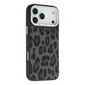 iPhone 17 Pro Max Jaucase leopardmönstrat magnetiskt hybridskal