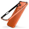 iPhone 17 Pro Max metallstötfångare med förhöjda kanter - Orange