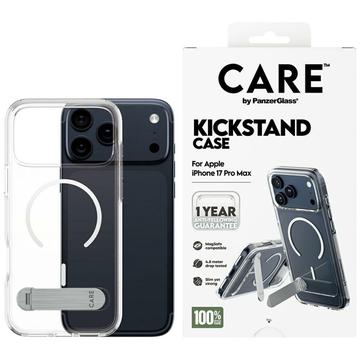 iPhone 17 Pro Max PanzerGlass Care Kickstand skal - MagSafe-kompatibelt - Genomskinlig