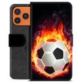 iPhone 17 Pro Max Premium Plånboksfodral - Fotbollsflamma