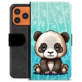 iPhone 17 Pro Max Premium Plånboksfodral - Panda