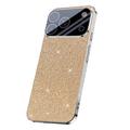 iPhone 17 Pro Max Glittrande Glitter Hybridskal - Guld