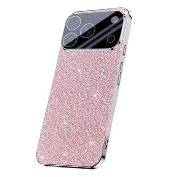 iPhone 17 Pro Max Glittrande Glitter Hybridskal - Rosa