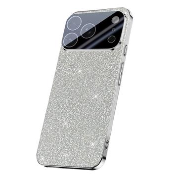 iPhone 17 Pro Max Glittrande Glitter Hybridskal - Silver