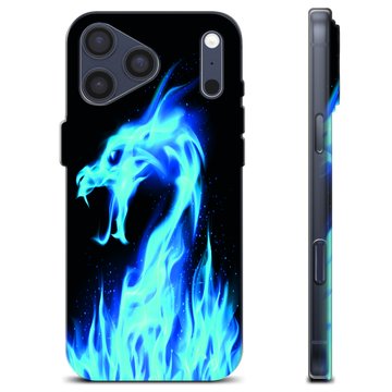 iPhone 17 Pro Max TPU-Skal - Blå Elddrake